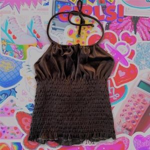 Vintage Velvet Halter